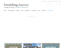 Tablet Screenshot of furnishingamerica.com